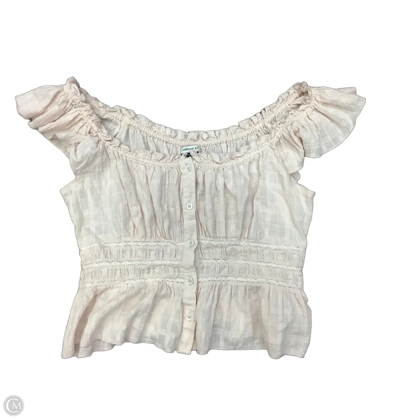 Top Sleeveless By American Eagle In Pink, Size: S