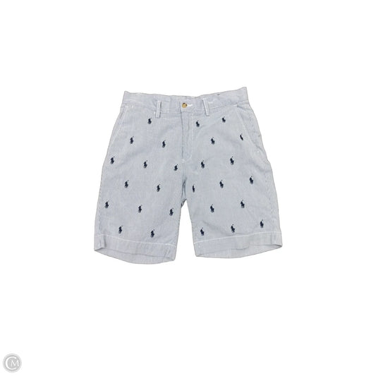 Shorts By Polo Ralph Lauren In Blue & White, Size: 10