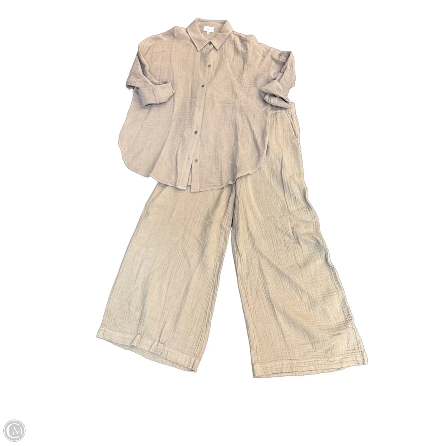 Pants Set 2pc By Lou And Grey In Brown, Size: M