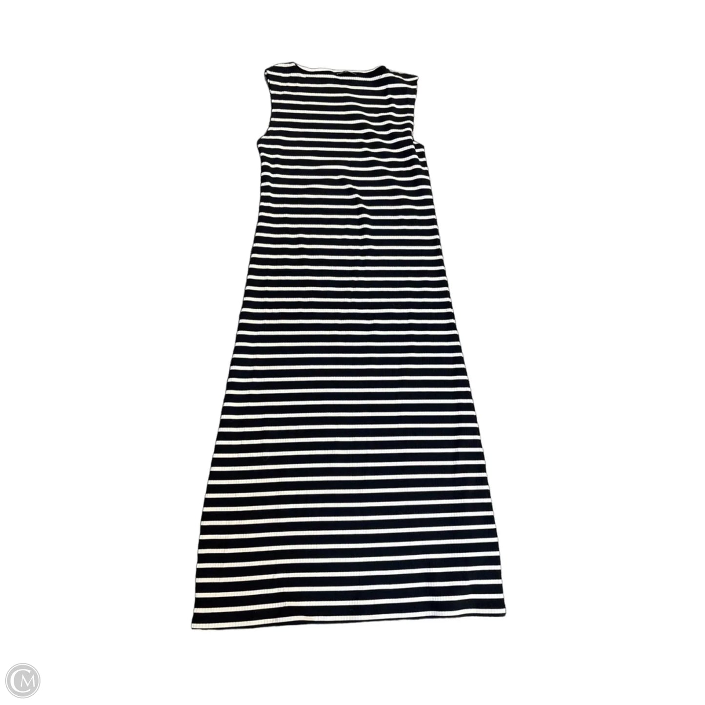 Dress Casual Maxi By J. Crew In Striped Pattern, Size: L