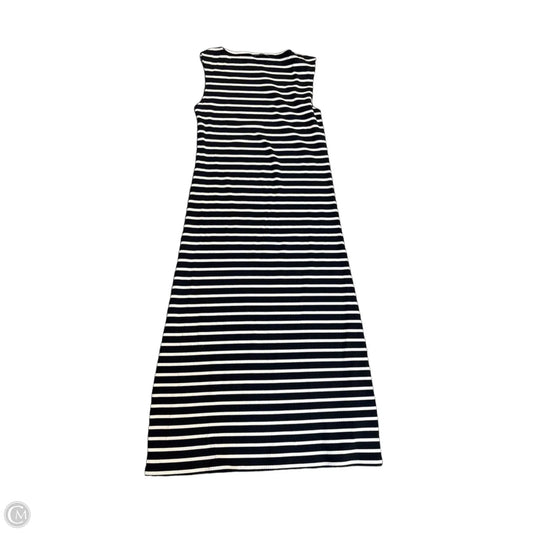 Dress Casual Maxi By J. Crew In Striped Pattern, Size: L