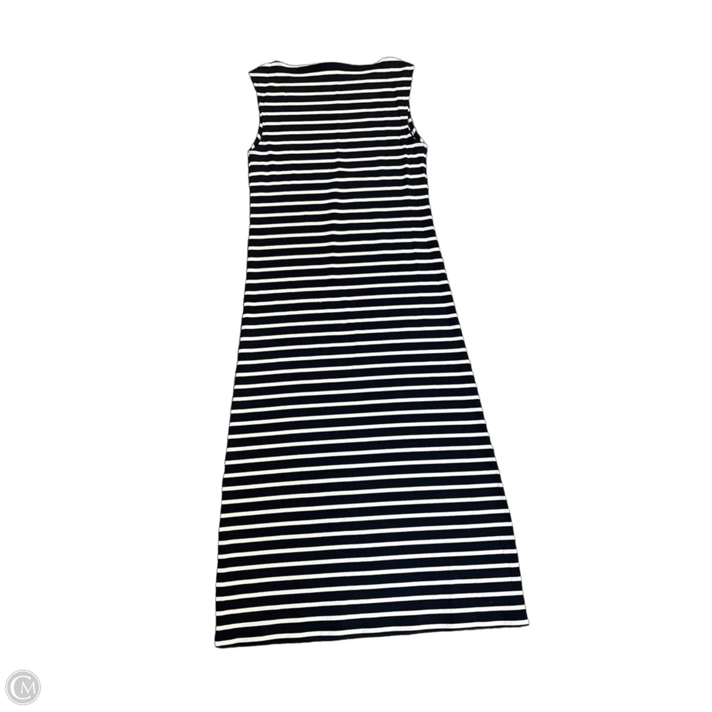 Dress Casual Maxi By J. Crew In Striped Pattern, Size: L