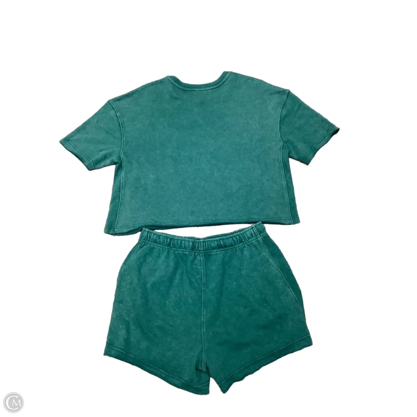 Shorts Set By Yogalicious In Green, Size: M