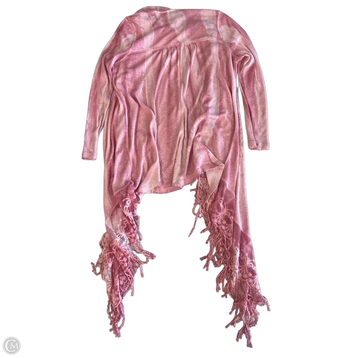 Kimono By One World In Brown & Pink, Size: 1x