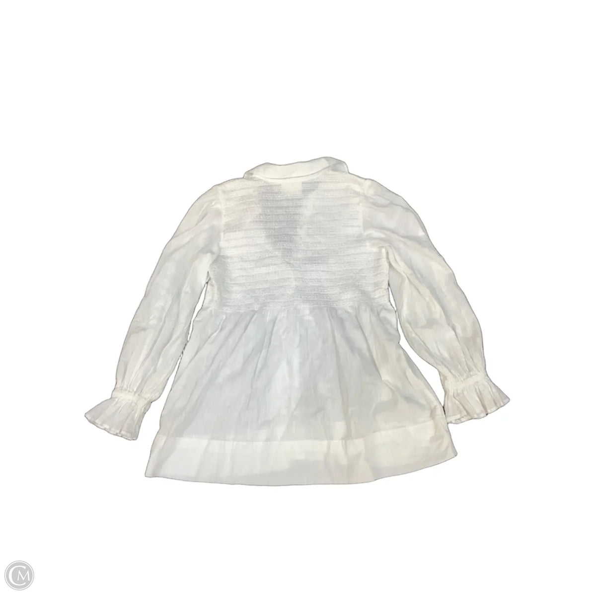 Top Long Sleeve By Maeve In White, Size: Xs