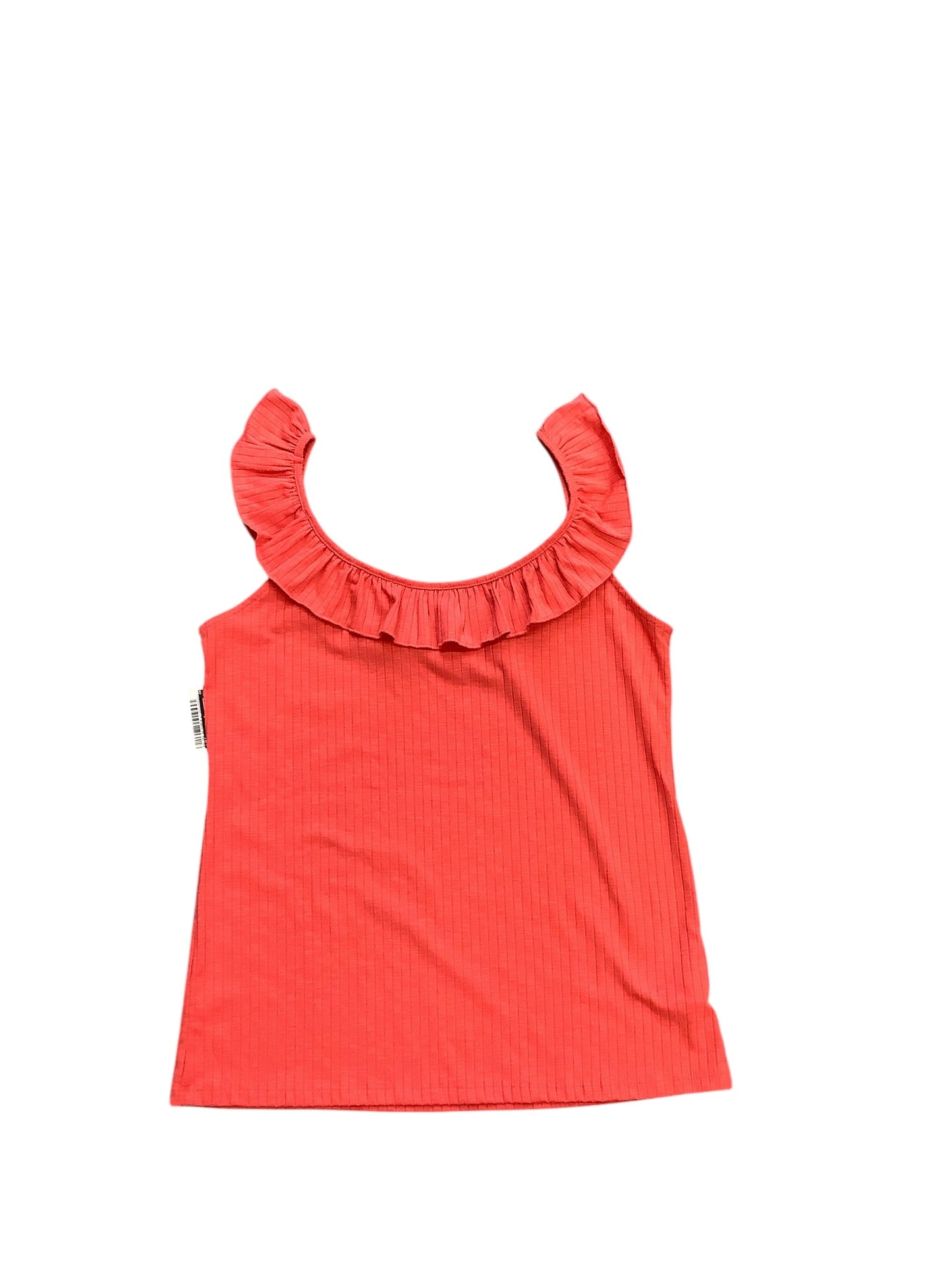 Top Sleeveless By Loft In Orange, Size: L