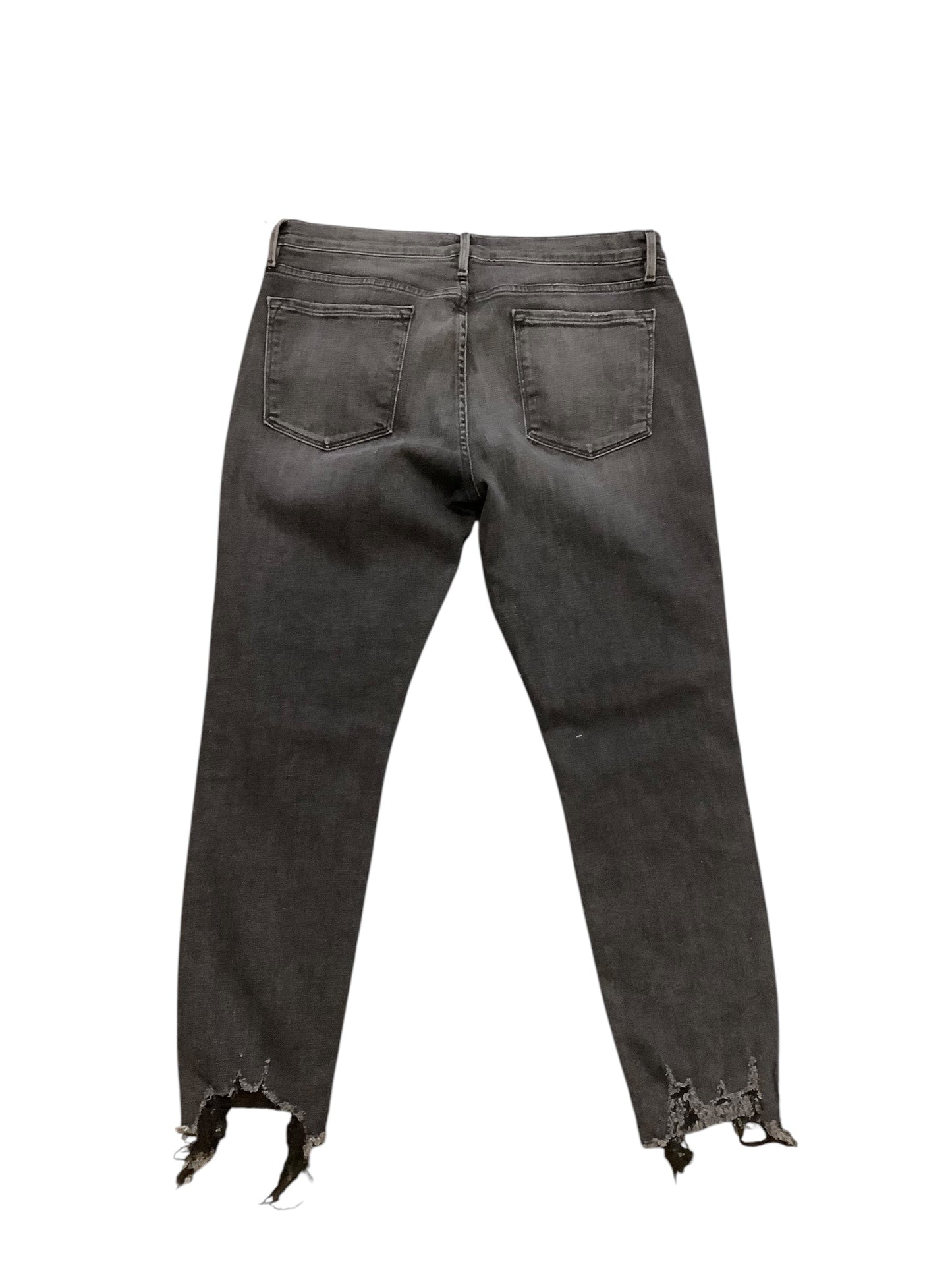 Jeans Skinny By Frame In Black, Size: L