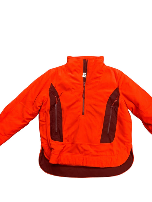 Jacket Fleece By Free People In Orange, Size: S