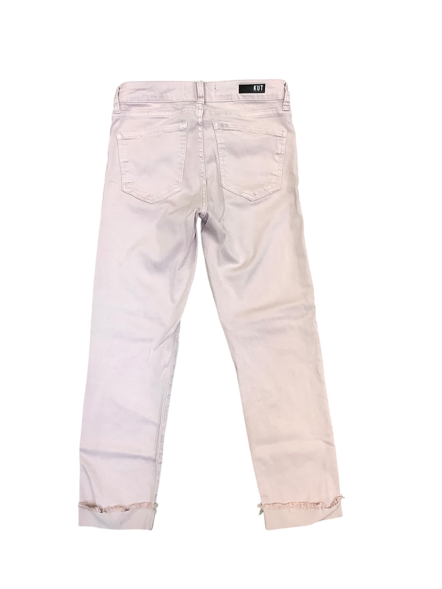 Jeans Cropped By Kut In Pink, Size: 2