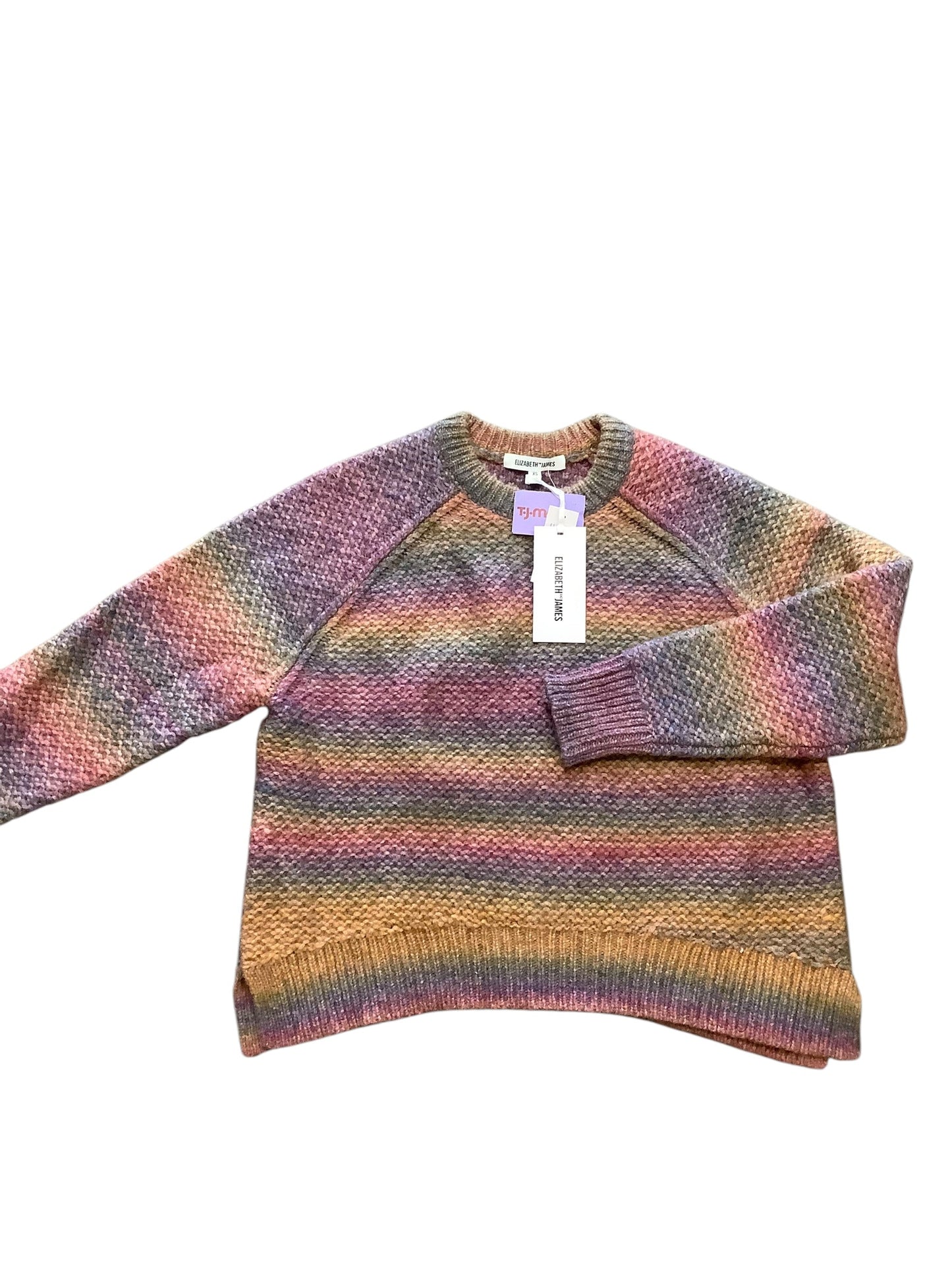 Sweater By Elizabeth And James In Pink & Purple, Size: Xs