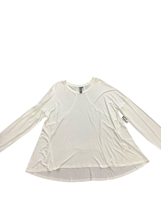 Athletic Top Long Sleeve Crewneck By Sweaty Betty In Cream, Size: Xl