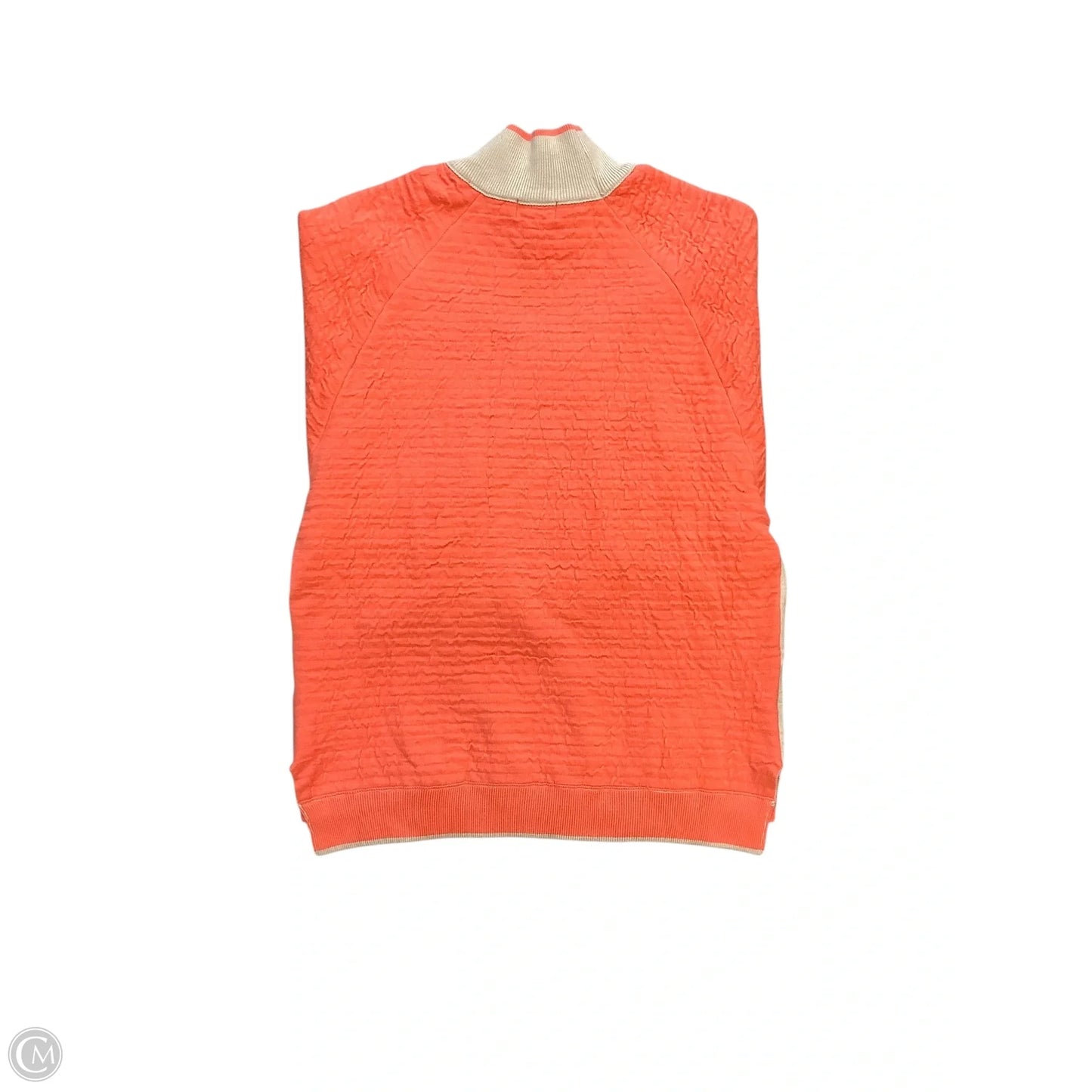Sweatshirt Collar By Fate In Orange & Tan, Size: S