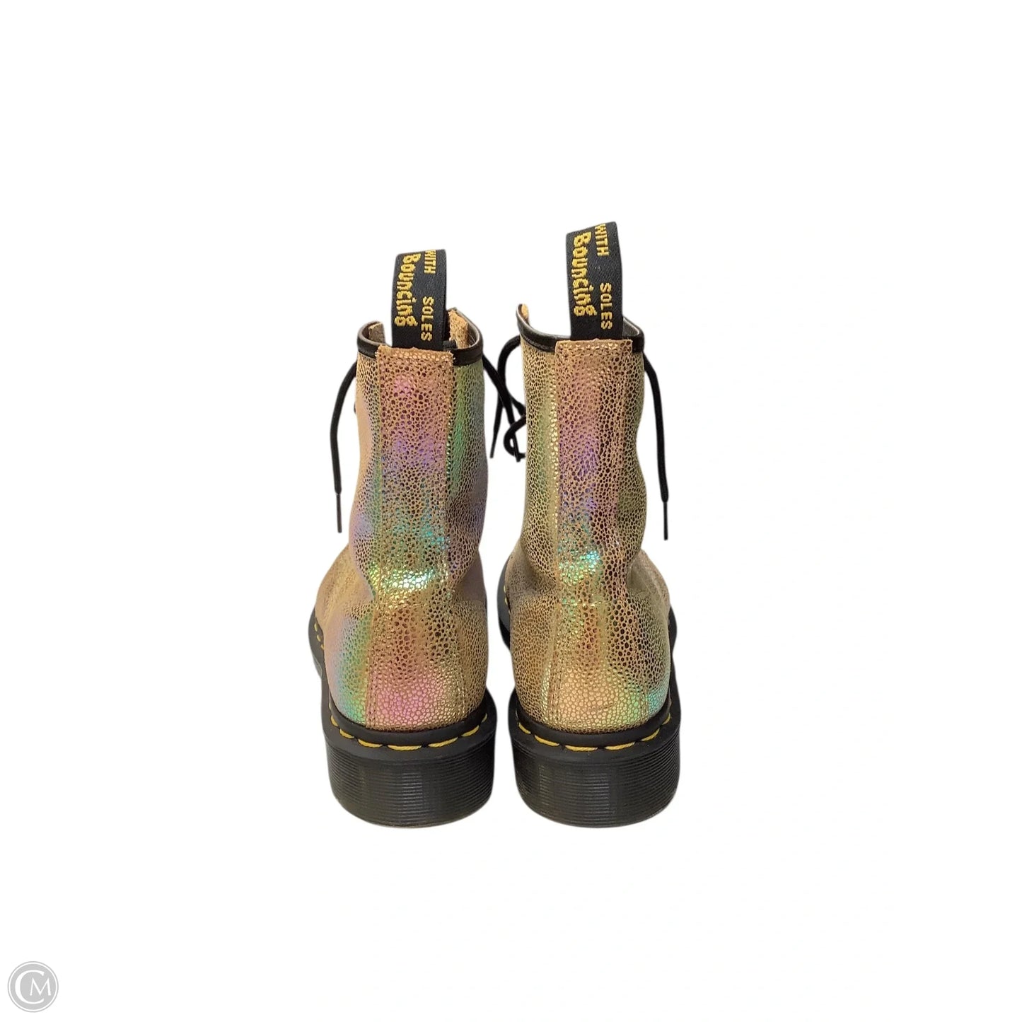 Boots Combat By Dr Martens In Gold, Size: 7