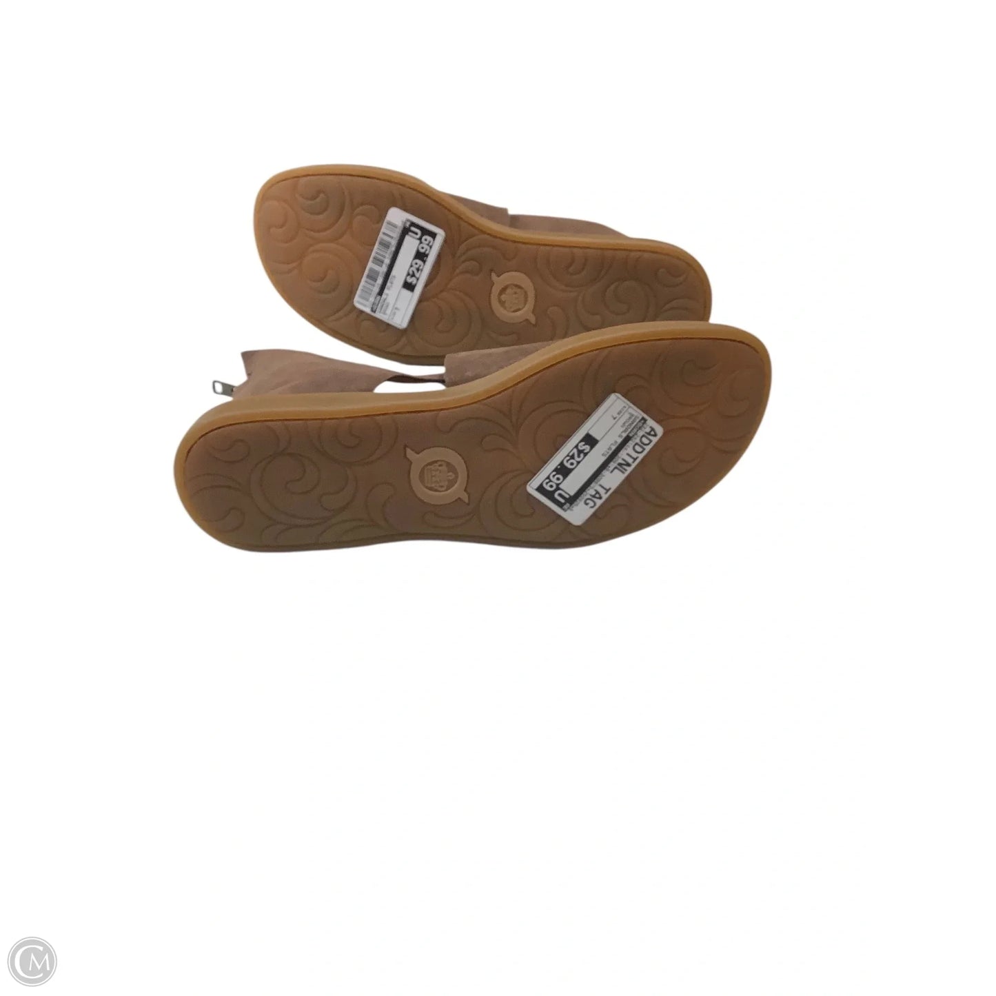 Sandals Flats By Born In Brown, Size: 7