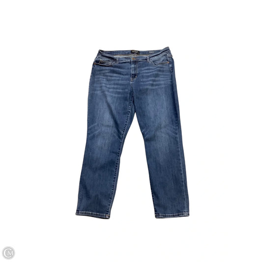 Jeans Boyfriend By Judy Blue In Blue Denim, Size: 15 (32)