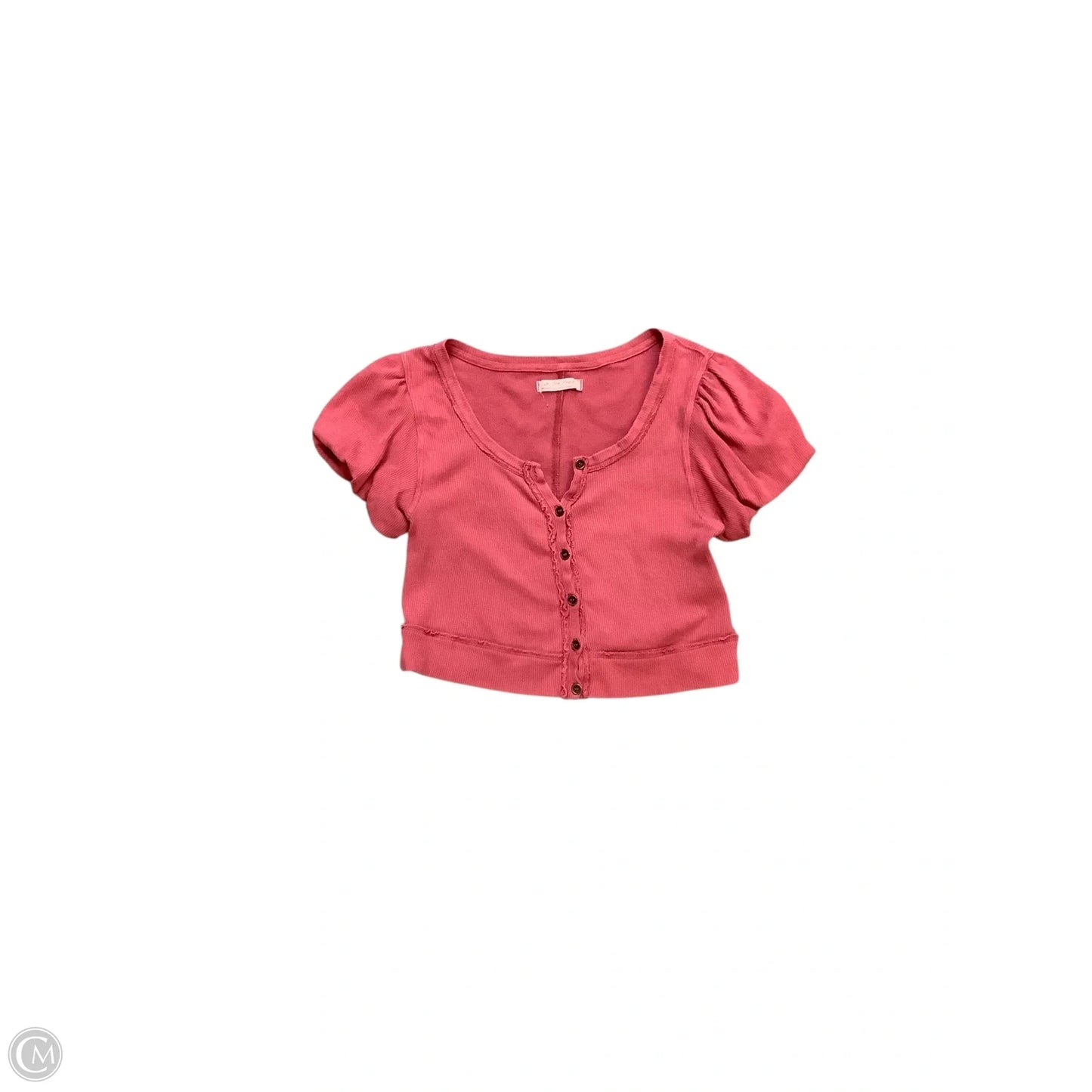 Top Short Sleeve By We The Free In Pink, Size: Xs