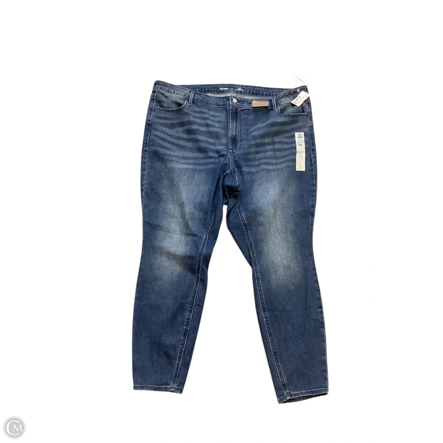 Jeans Skinny By Old Navy In Blue Denim, Size: 22
