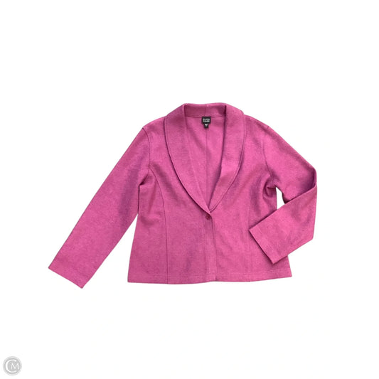 Jacket Other By Eileen Fisher In Purple, Size: L AS IS