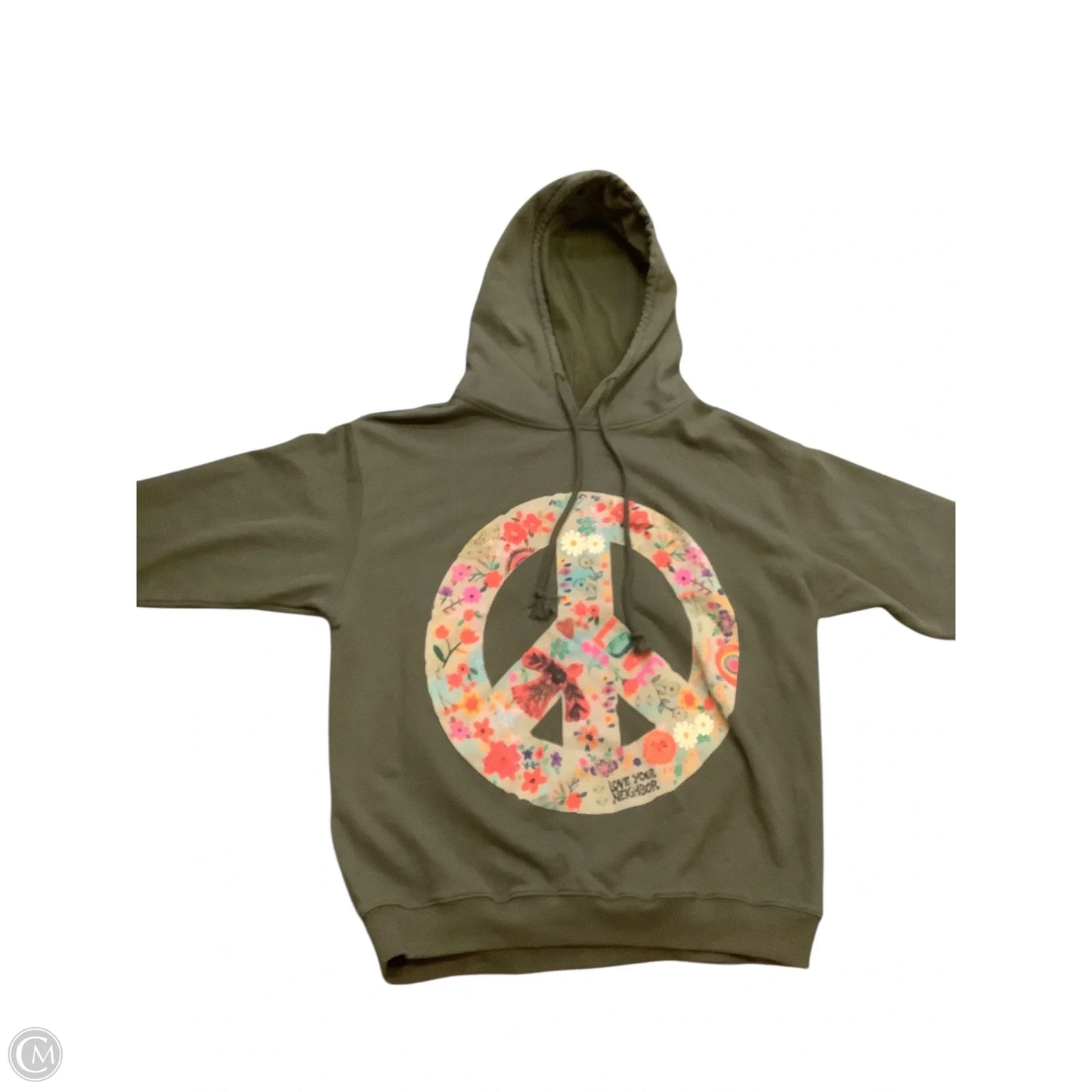 Sweatshirt Hoodie By Natural Life In Green, Size: S