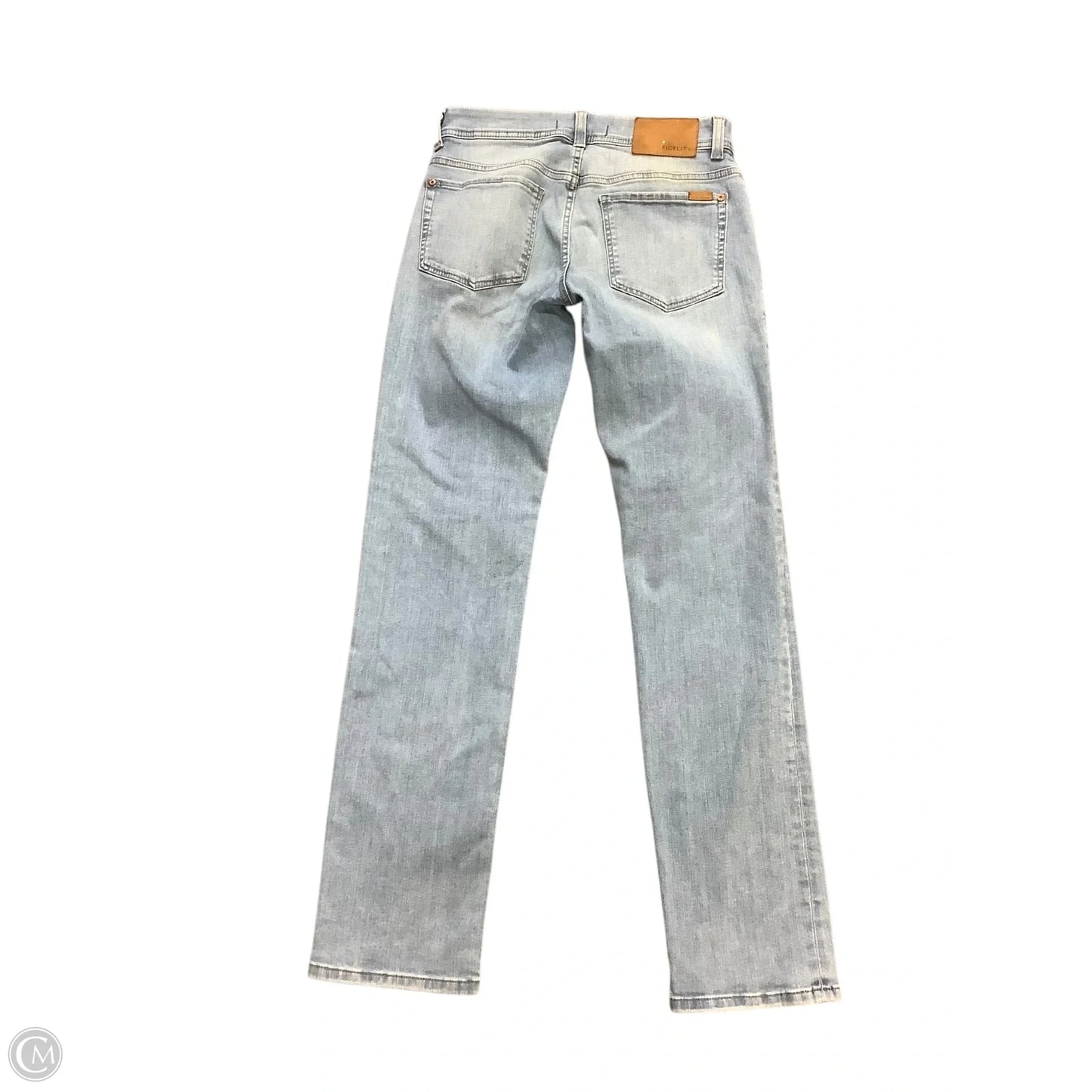Jeans Straight By Fidelity Denim In Blue Denim, Size: 10