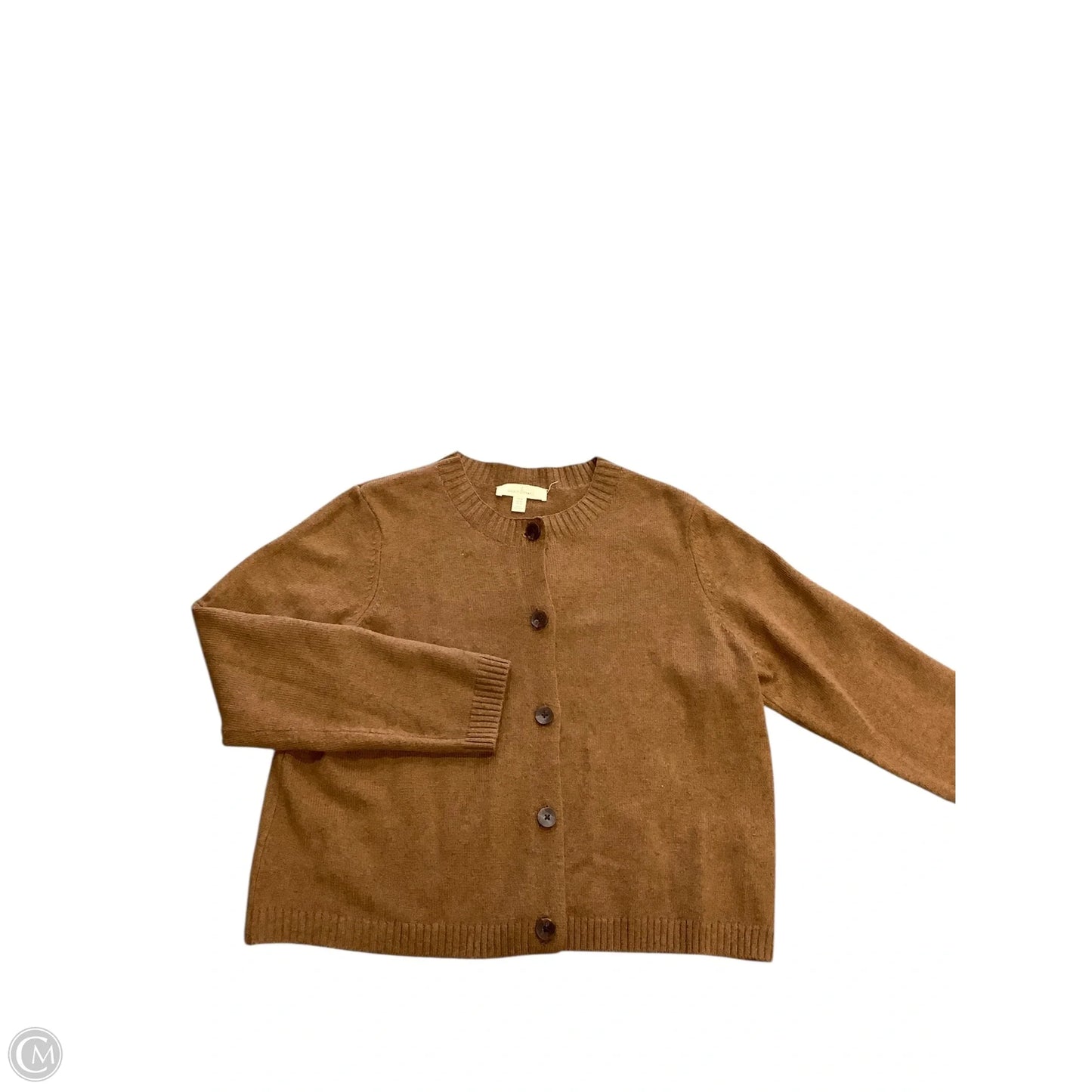 Sweater Cardigan By Cma In Brown, Size: L