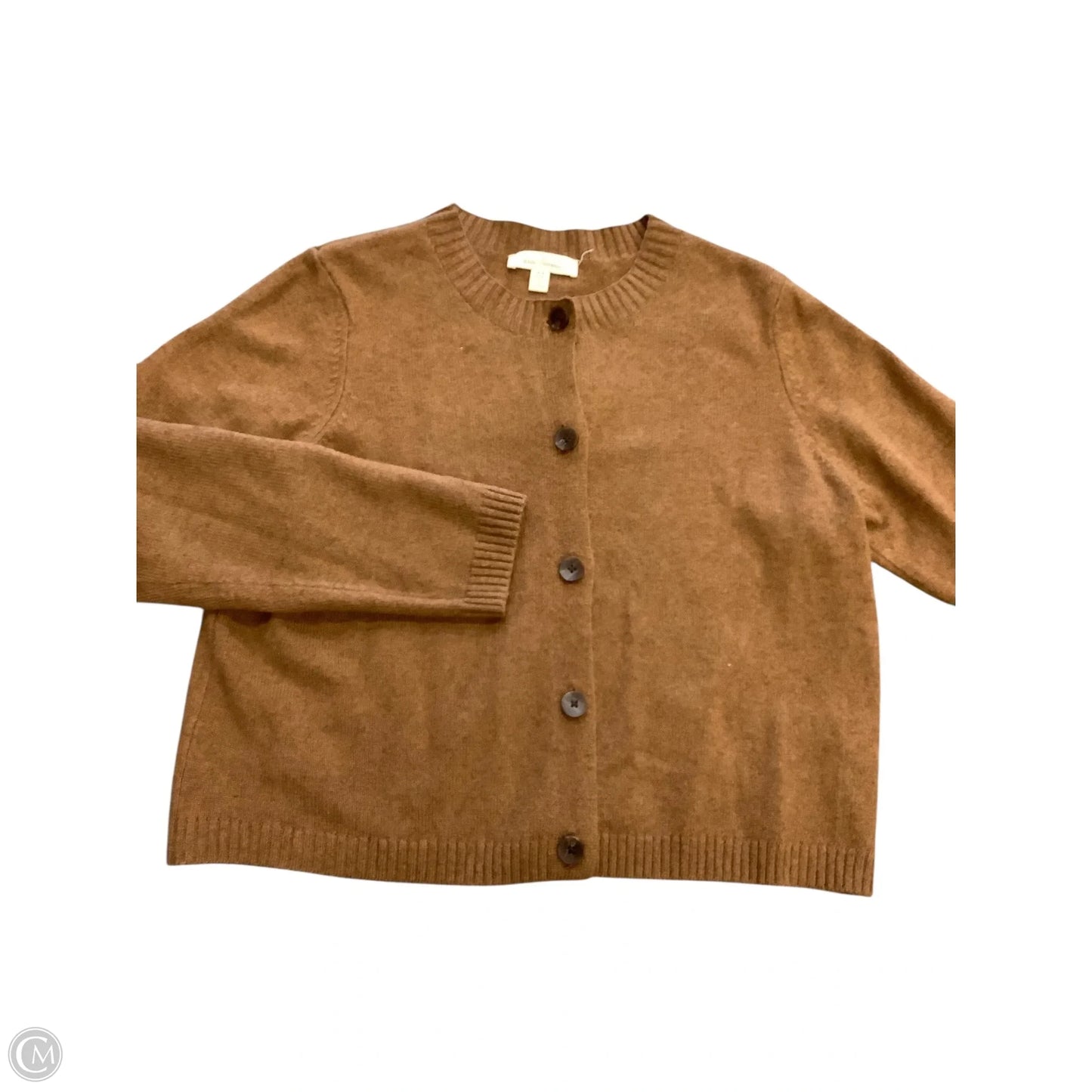 Sweater Cardigan By Cma In Brown, Size: L