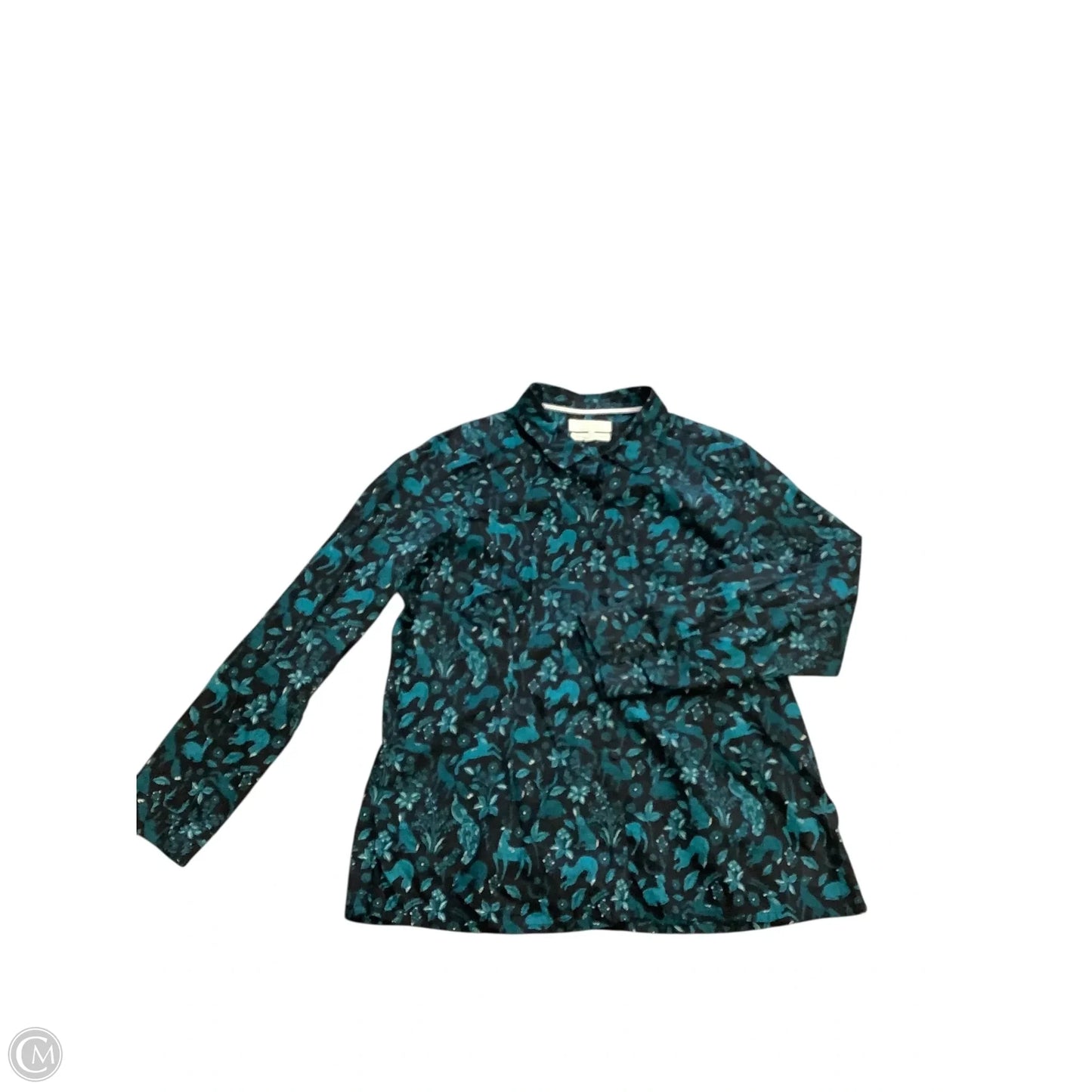 Top Long Sleeve By Cma In Multi-colored, Size: L