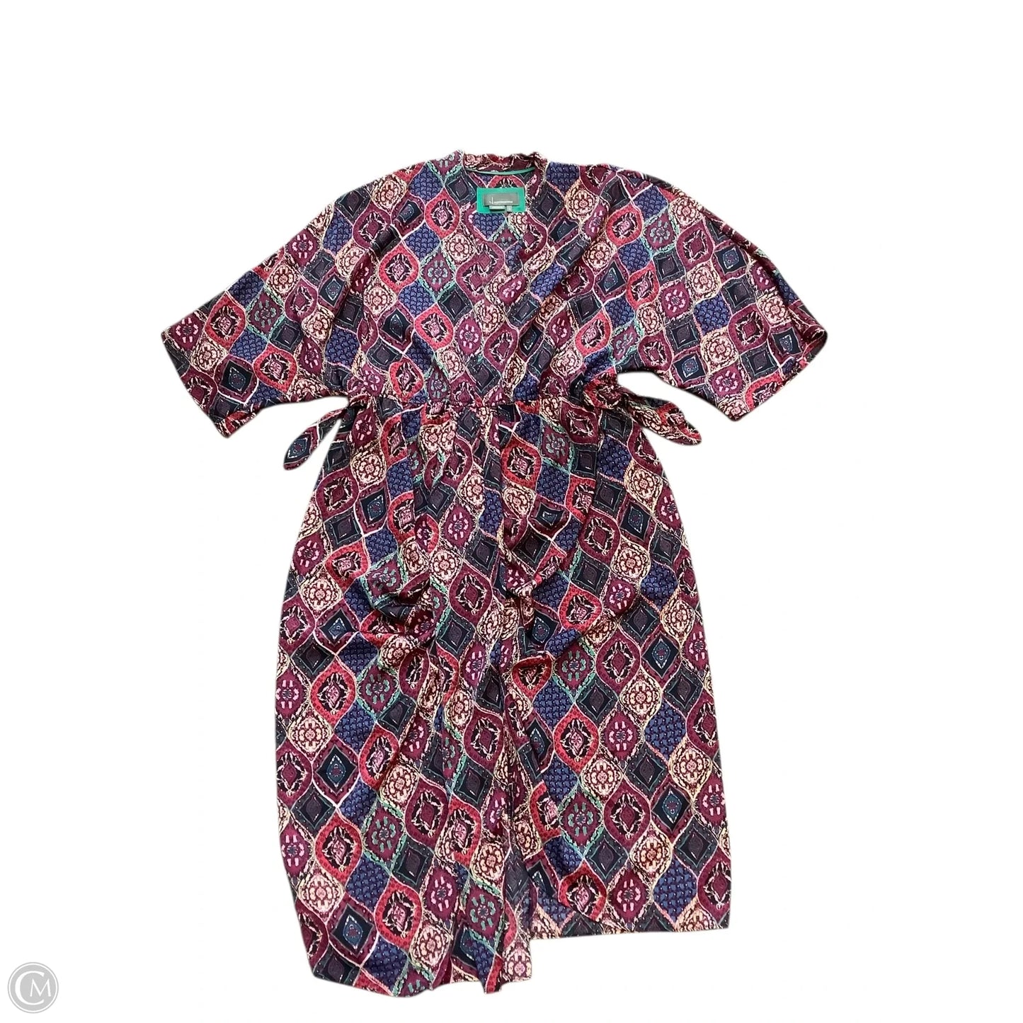 Dress Party Long By Anthropologie In Blue & Purple, Size: Xl