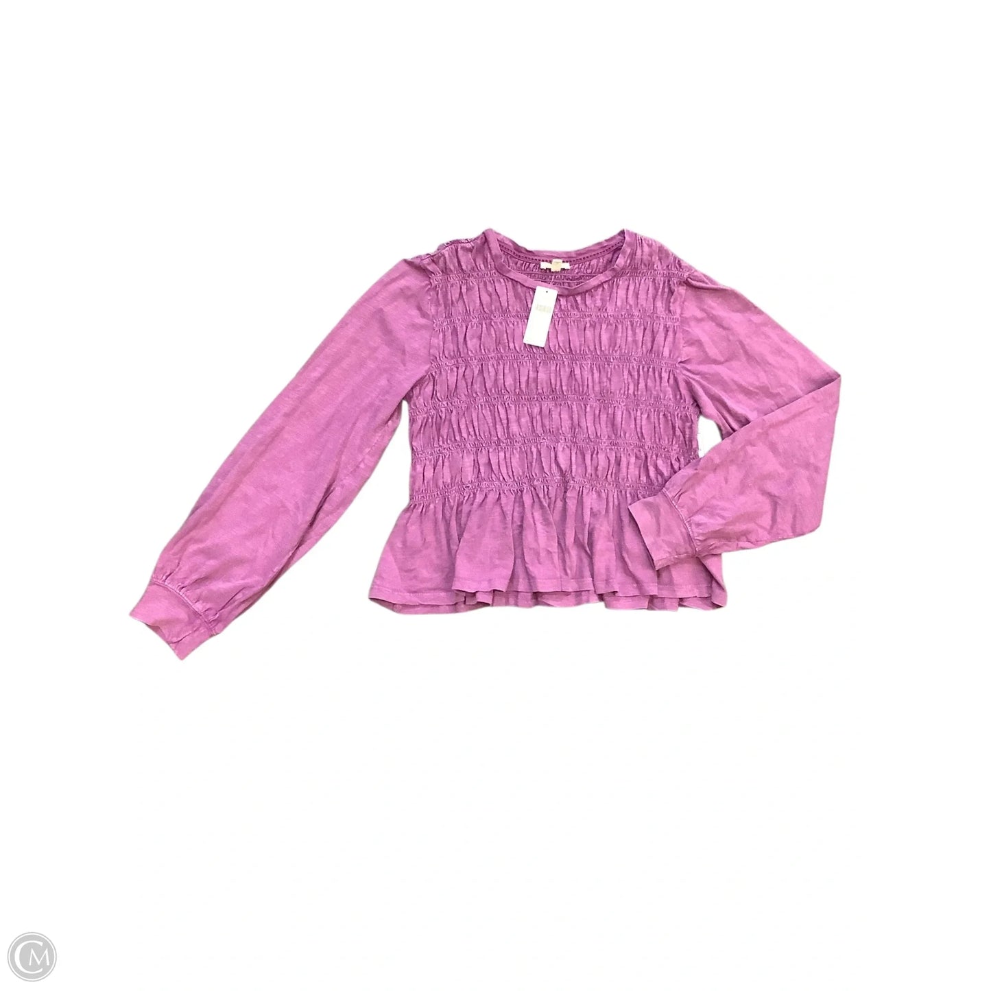 Top Long Sleeve By Pilcro In Purple, Size: M