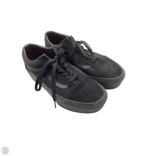 Shoes Sneakers By Vans In Black, Size: 7.5