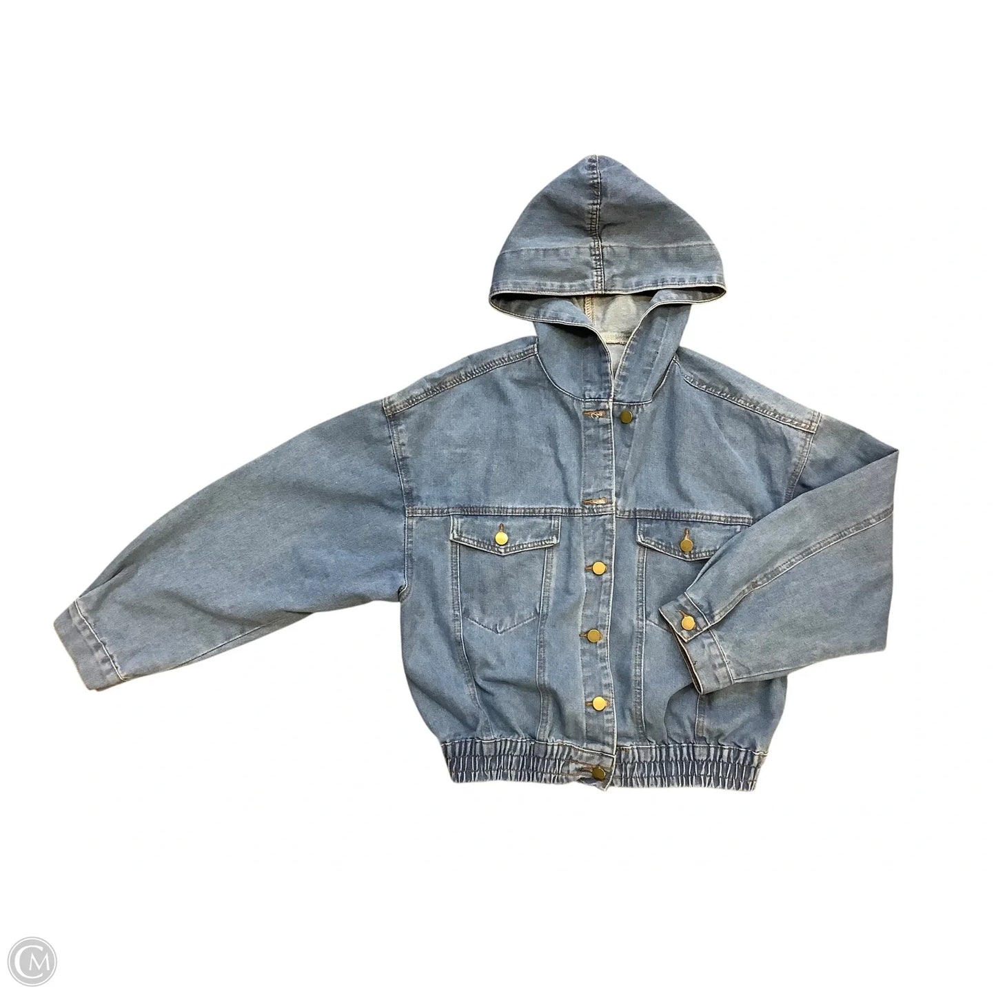 Jacket Denim By Cmf In Blue Denim, Size: M