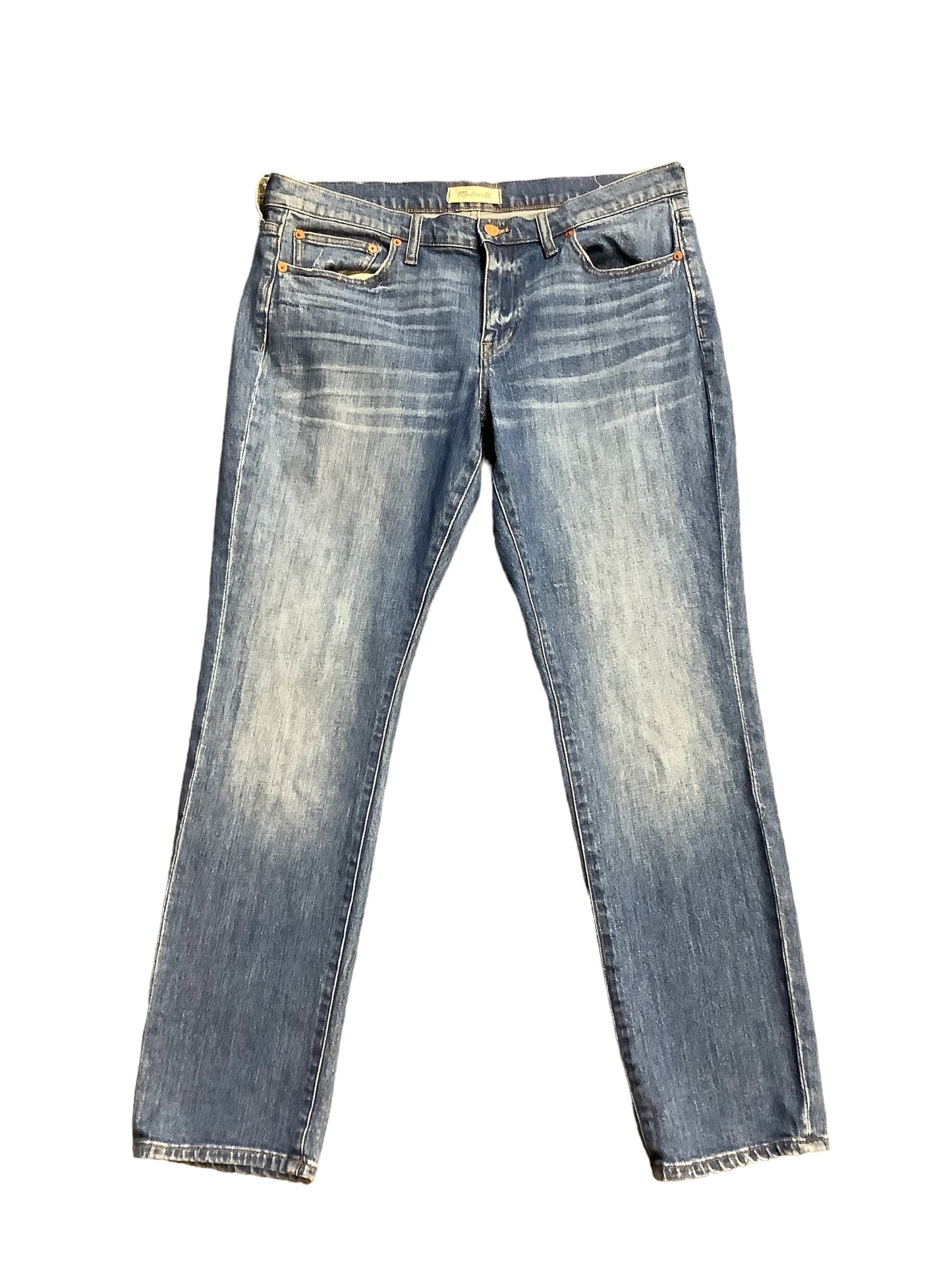 Denim Jeans Straight Madewell, Size 8