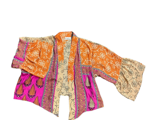 Orange & Pink Kimono Cma, Size Onesize