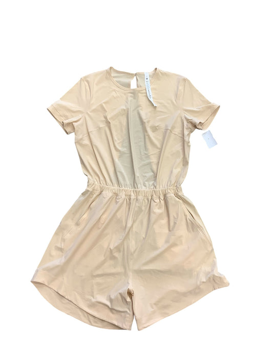 Athletic Dress By Lululemon In Cream / pale yellow Size: 6