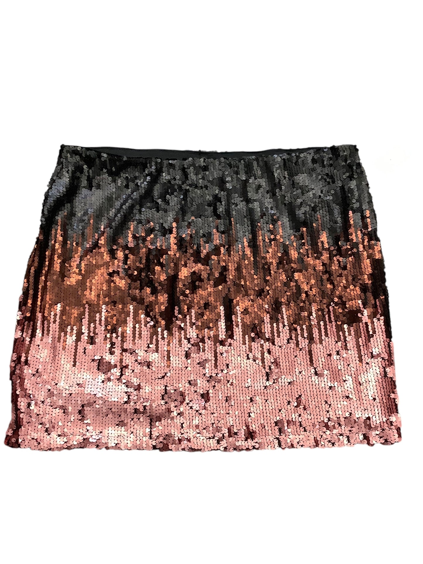 Skirt Mini & Short By H&m In Black & Pink, Size: Xl