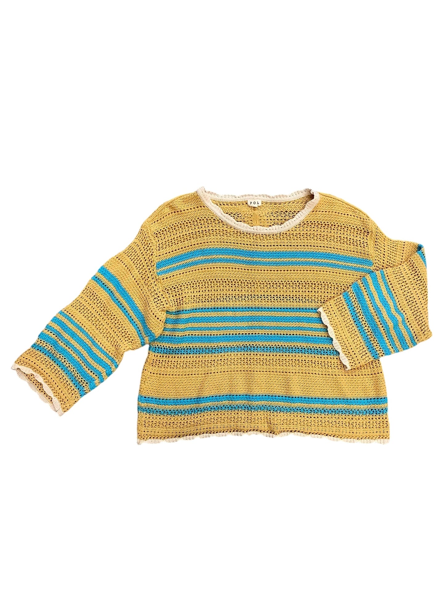 Sweater By Pol In Yellow, Size: L