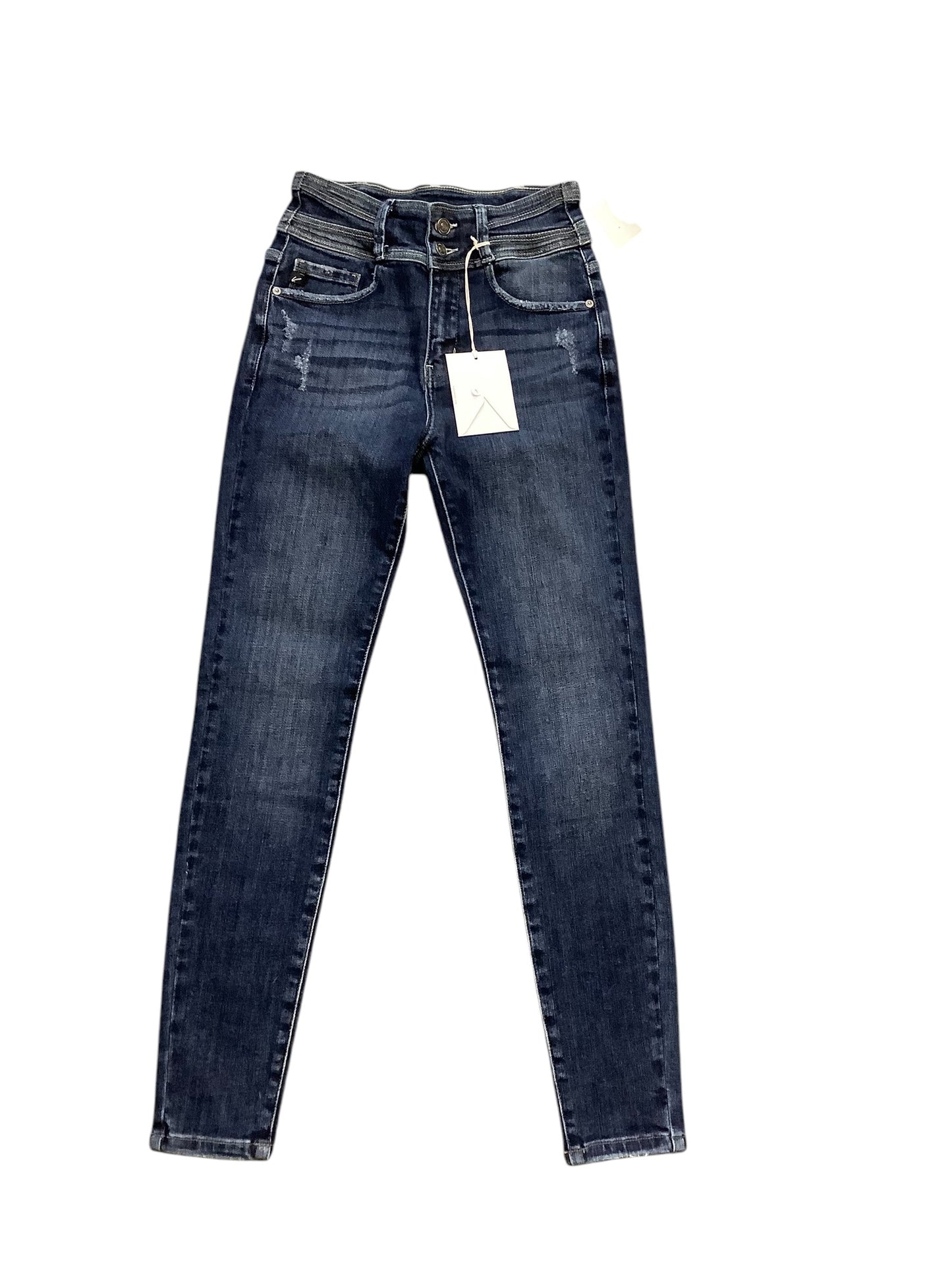 Jeans Skinny By Kancan In Blue Denim, Size: 2