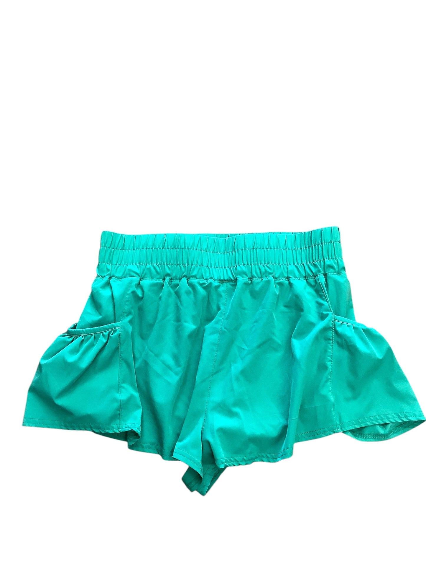 Athletic Shorts By Mono B In Green, Size: M