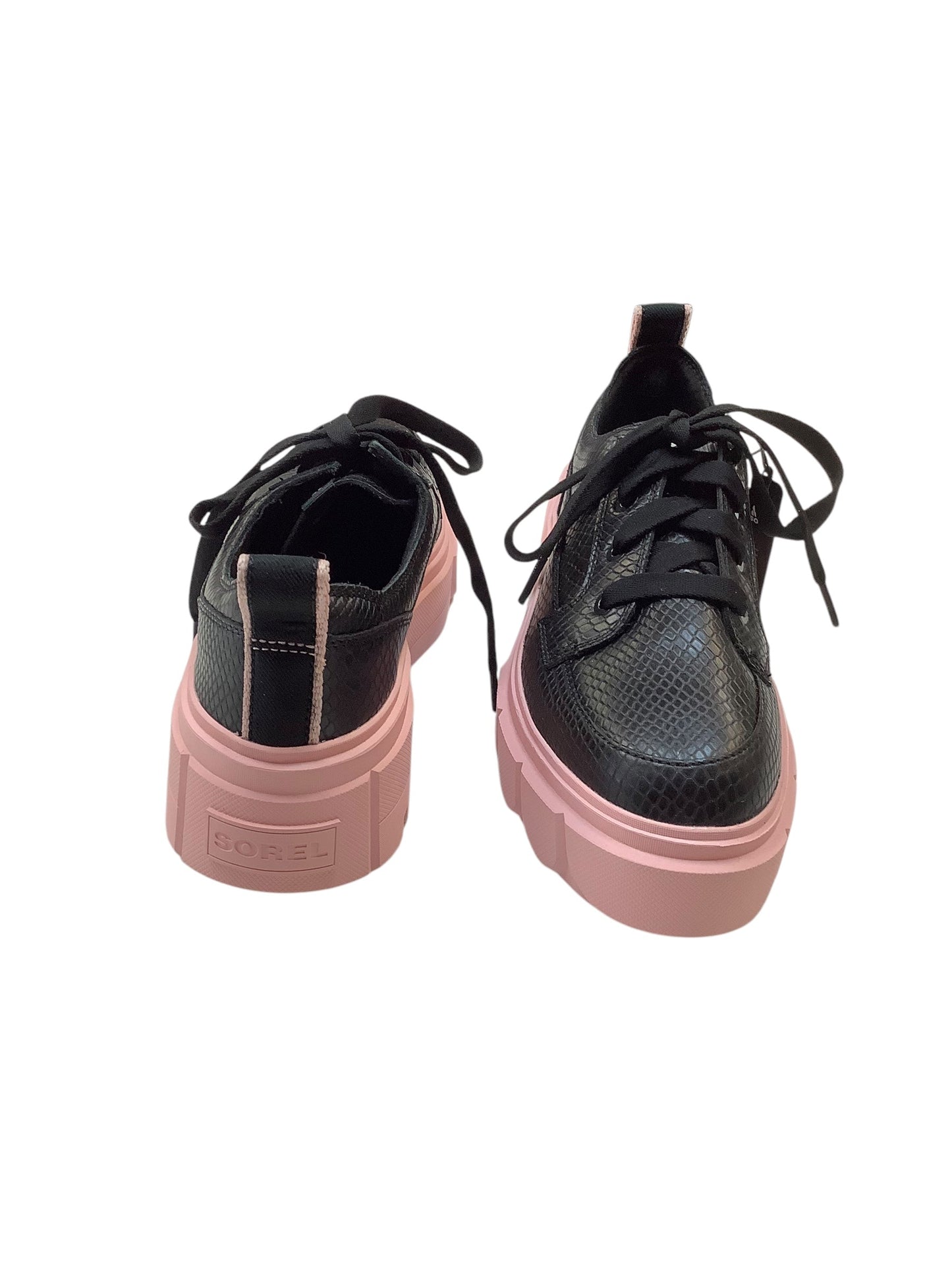 Shoes Sneakers By Sorel In Black & Pink, Size: 9