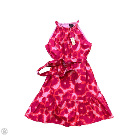 Dress Casual Midi By Banana Republic In Pink & Purple, Size: S