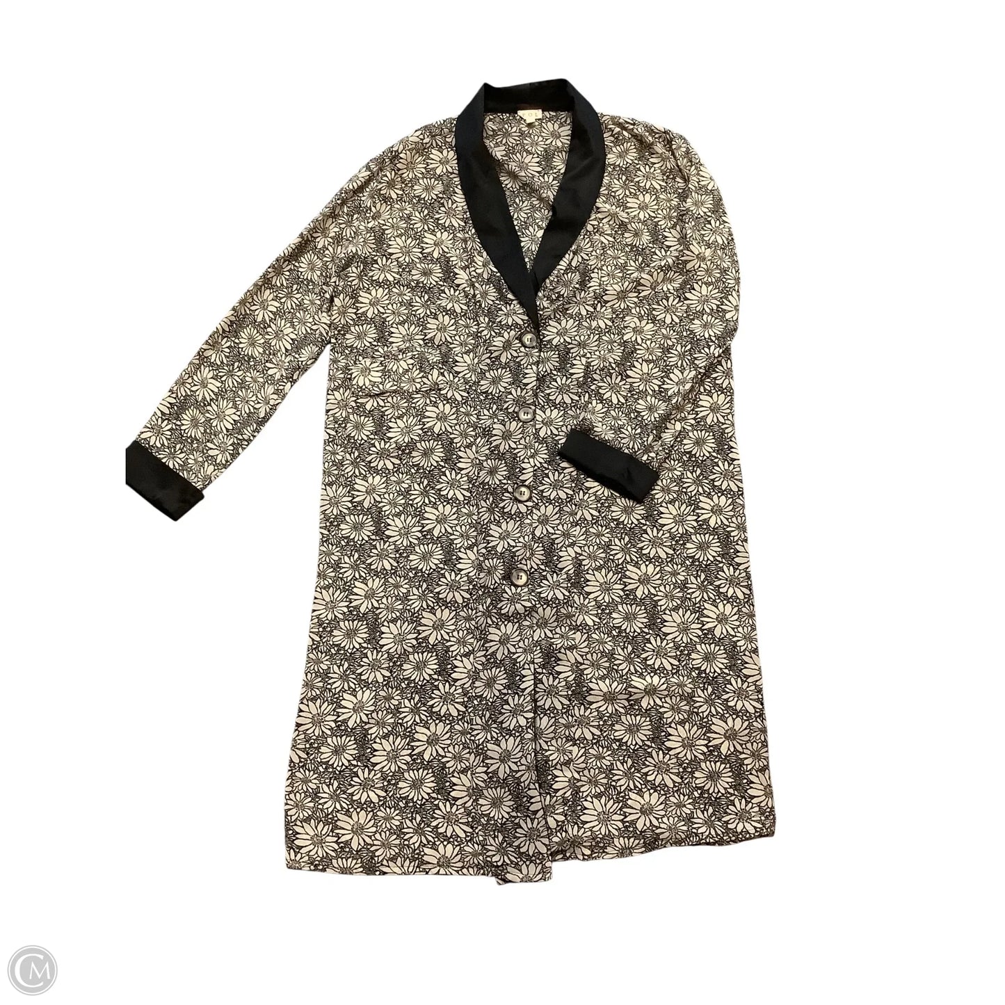 Kimono By Pol In Black & Cream, Size: L