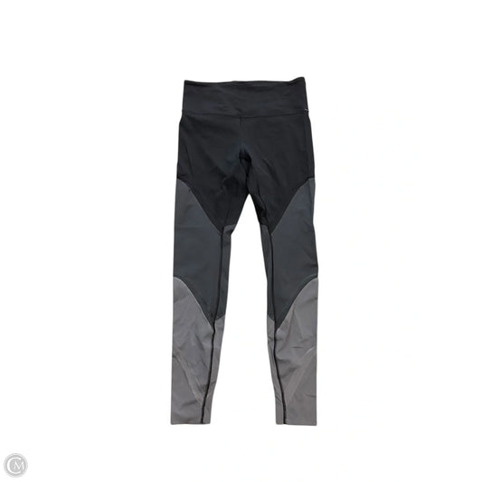 Athletic Leggings By Lululemon In Black & Grey, Size: 8