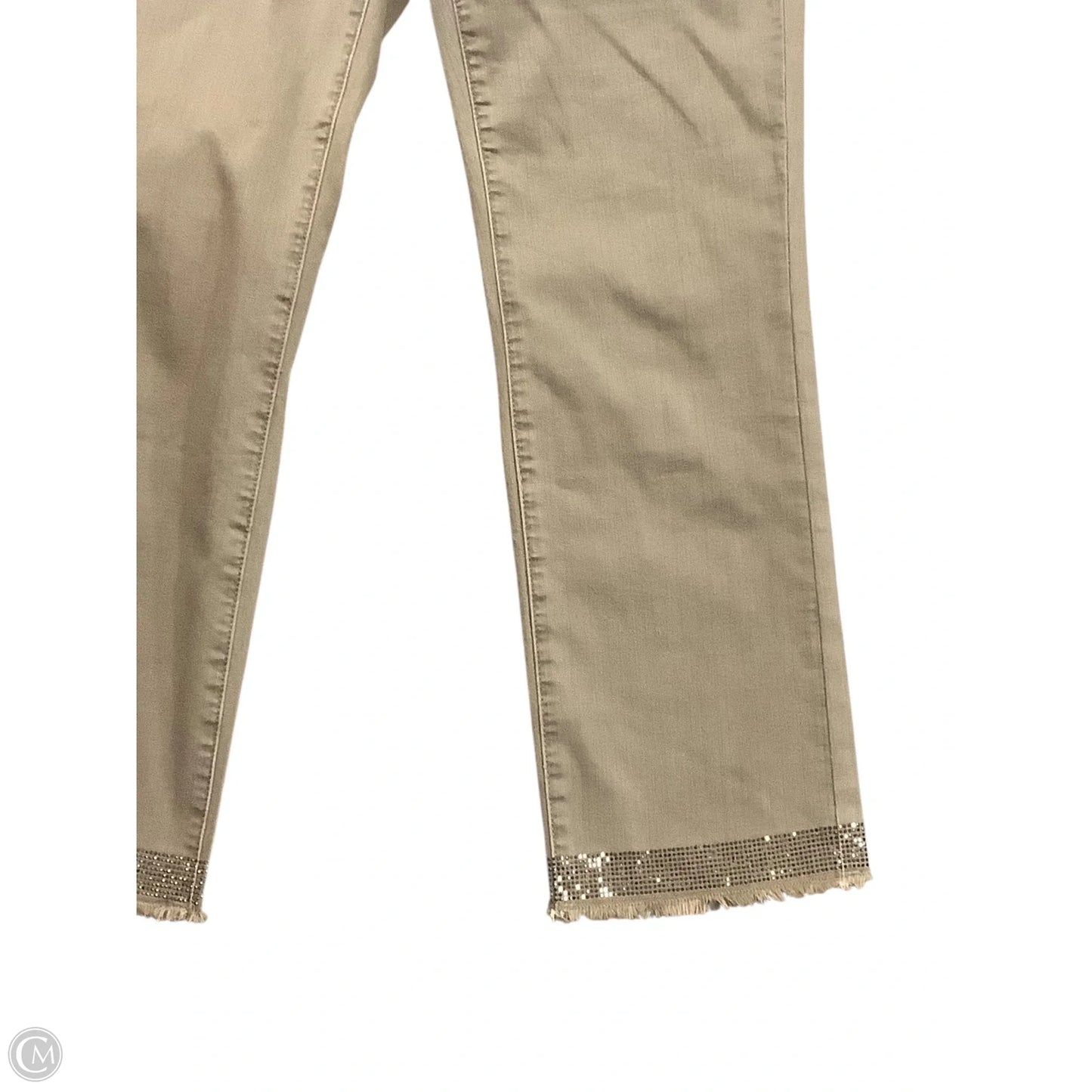 Jeans Straight By Joseph Ribkoff In Brown Denim, Size: 6