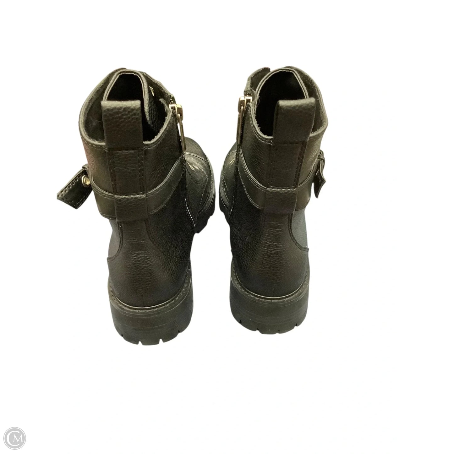 Boots Designer By Karl Lagerfeld In Black, Size: 11