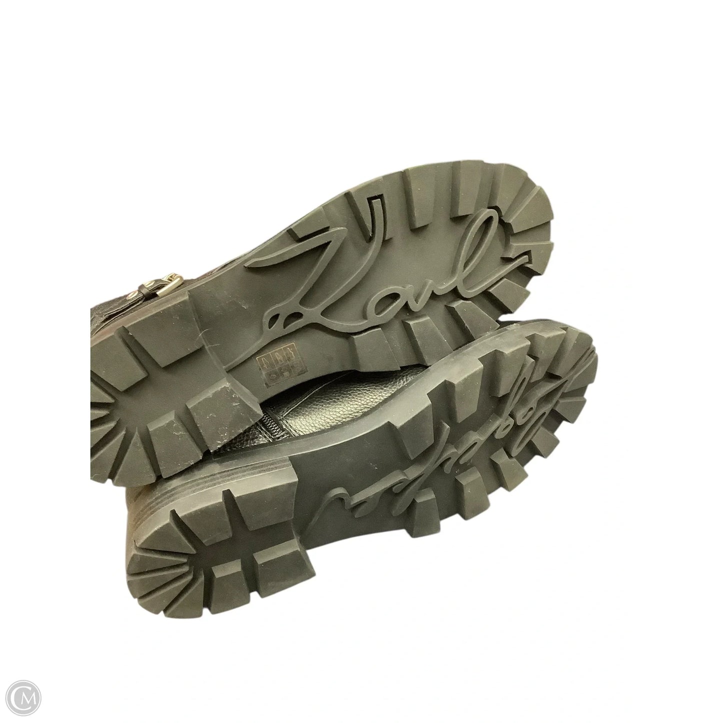 Boots Designer By Karl Lagerfeld In Black, Size: 11