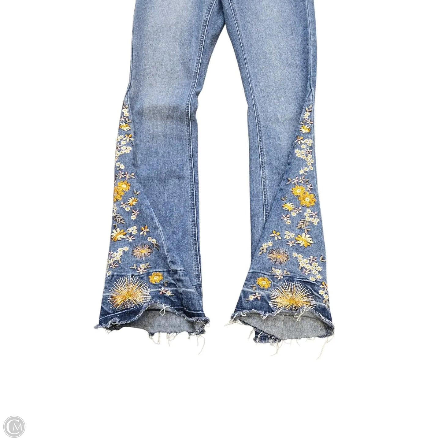 Jeans Flared By Clothes Mentor In Blue Denim, Size: 2(1/25)