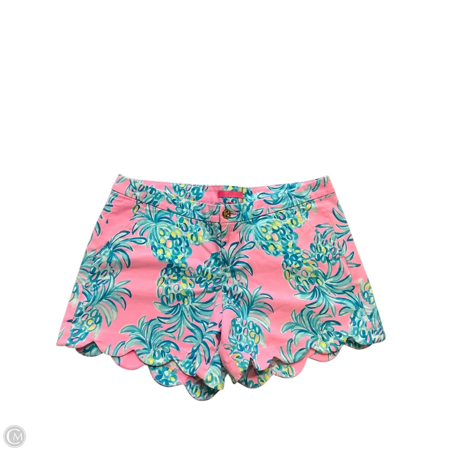 Shorts Designer By Lilly Pulitzer In Blue & Pink, Size: 14