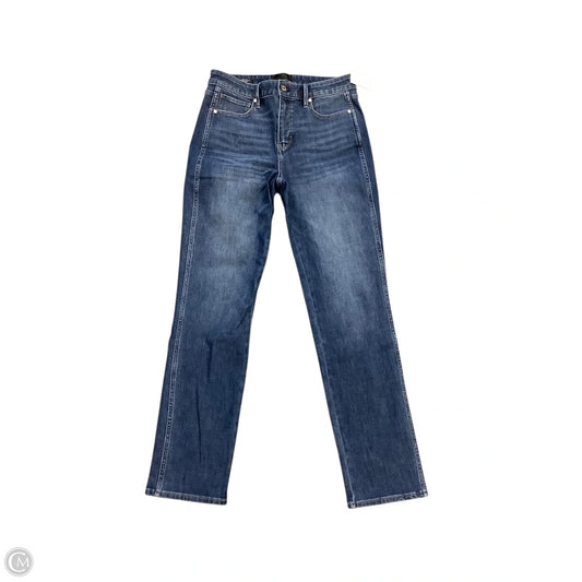 Jeans Straight By White House Black Market In Blue Denim, Size: 6