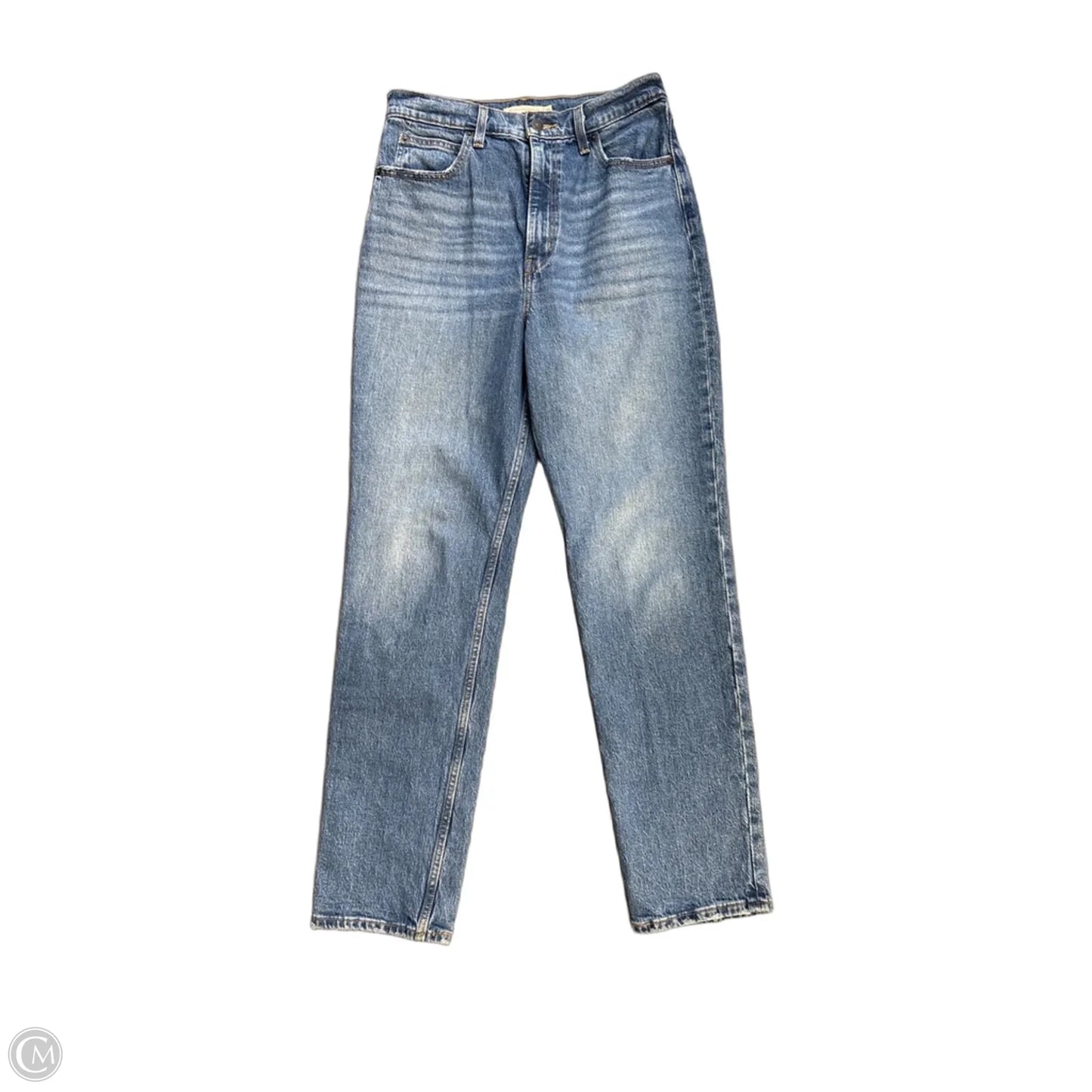 Jeans Straight By Levis In Blue Denim, Size: 6