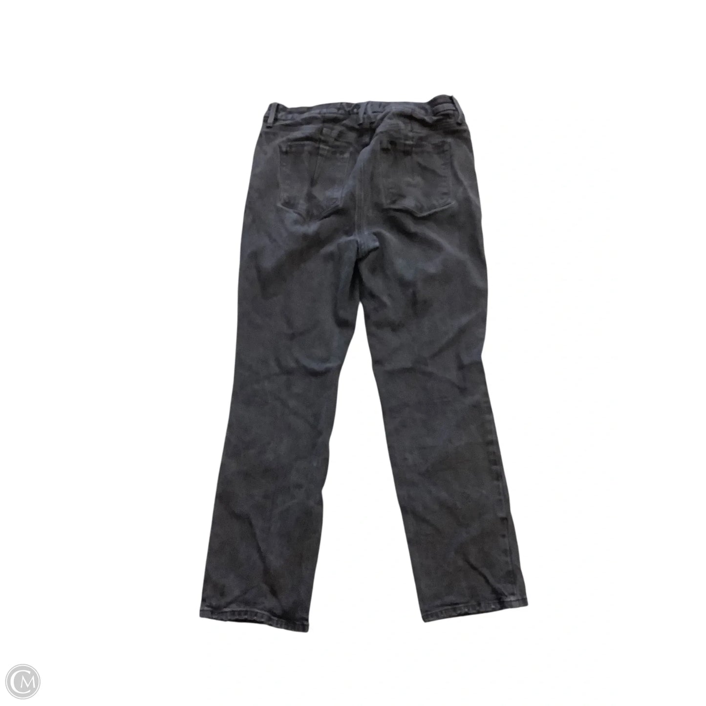Jeans Straight By Good American In Black Denim, Size: 14